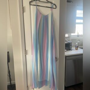 Pink Lily Flowy Summer Dress